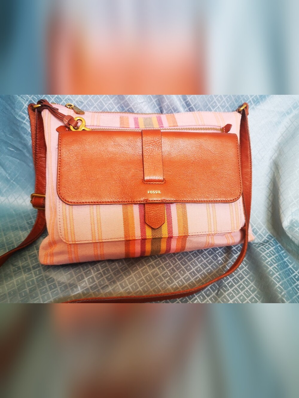 Fossil Women's Kinley Large Crossbody Purse Handbag